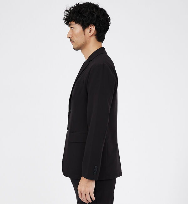 ABAHOUSE「【セットアップ対応】シルキータッチ ウォッシャブル ジャケット」|テーラードジャケット|