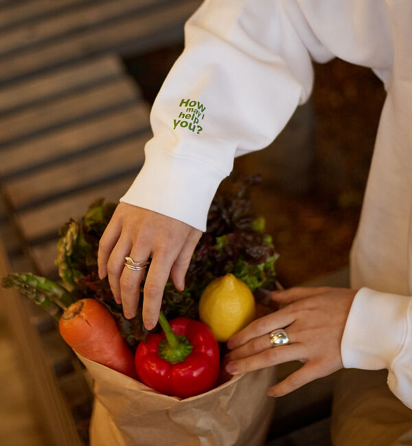 ABAHOUSE「【PORTLAND-GROCERY】ロゴプリント クルーネックスウェット / L」|スウェット・ジャージ|