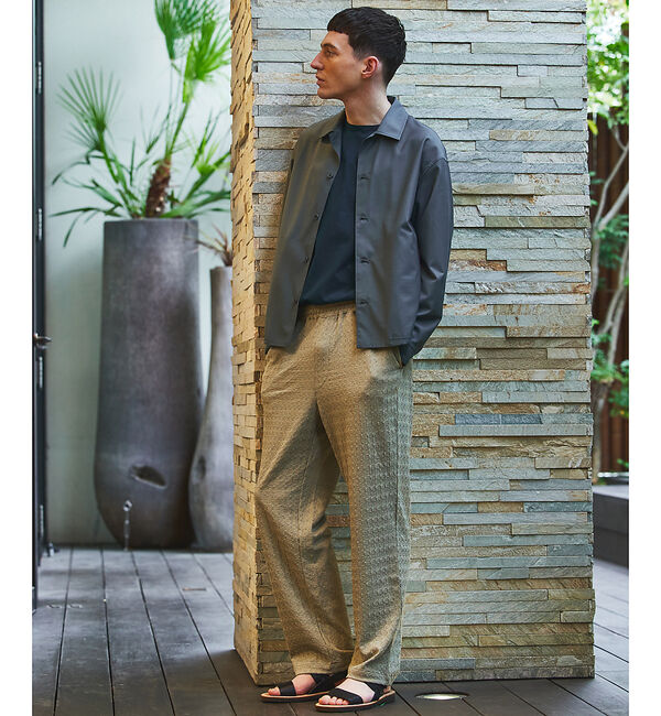 ABAHOUSE「【セットアップ対応】シャーリングケーブル リラックスパンツ/イージーパンツ」|その他|