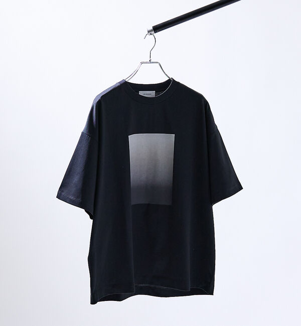 ABAHOUSE「グラデーション グラフィック プリントTシャツ/オーバーサイズ【予約】」|Tシャツ・カットソー|