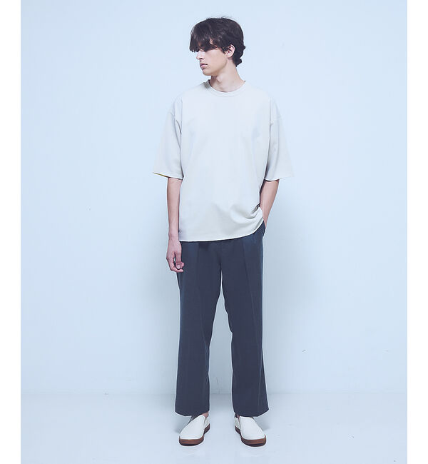 ABAHOUSE「【リバーシブル配色】バックメッシュ 半袖Ｔシャツ / オーバーサイズ」|Tシャツ・カットソー|