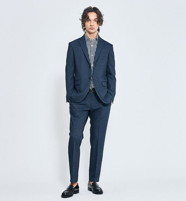 ABAHOUSE「【セットアップ対応】デニムライク ジャケット / FLEX JACKET / 2」|テーラードジャケット|