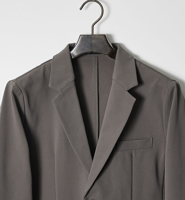 ABAHOUSE「【SMART CLOSET】ハイゲージ ポンチ ジャケット / セットアップ対応」|テーラードジャケット|