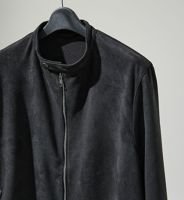 ABAHOUSE「【セットアップ対応】ネオスエード ライダースジャケット / ダンボールニット」|ライダースジャケット|