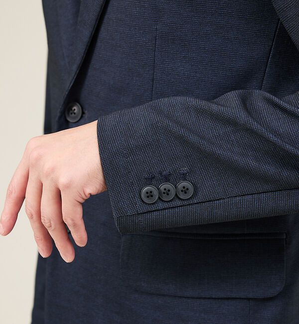 ABAHOUSE「【新型/セットアップ対応】ポンチ ジャケット / 4WAYストレッチ / ウォッ」|テーラードジャケット|