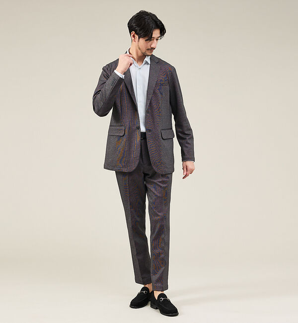 ABAHOUSE「【新型/セットアップ対応】ポンチ イージースラックス / 4WAYストレッチ /」|スラックス|