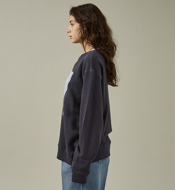 ABAHOUSE「【FRUIT OF THE LOOM】ロングスリーブ甘編み裏毛3/ELMO/ユニ」|スウェット・ジャージ|