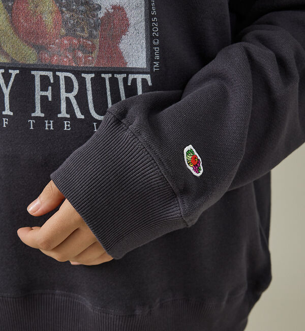 ABAHOUSE「【FRUIT OF THE LOOM】ロングスリーブ甘編み裏毛3/ELMO/ユニ」|スウェット・ジャージ|