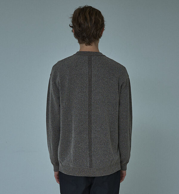 ABAHOUSE「WOOL MIX ブークレーＶネックニット」|ニット・セーター|