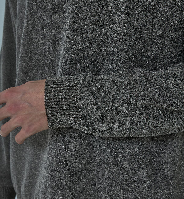 ABAHOUSE「WOOL MIX ブークレーＶネックニット」|ニット・セーター|