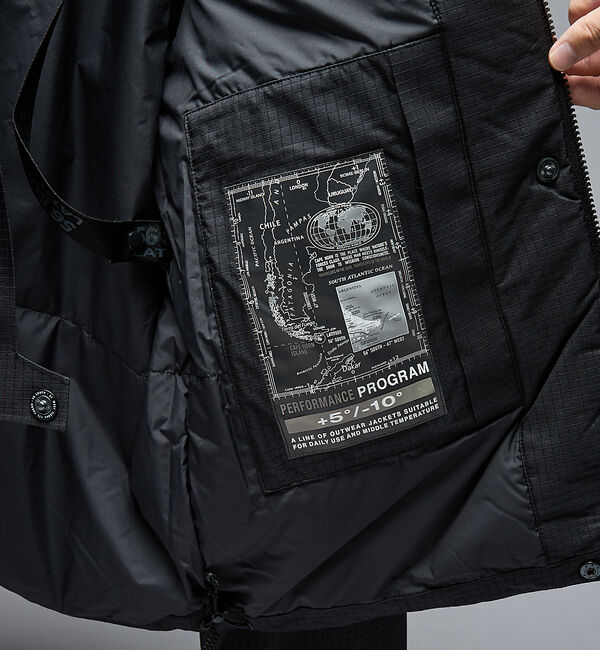 ABAHOUSE「【CAPE HORN】ANTARTICA シンサレート中綿ブルゾン / フーデッ」|ダウン|