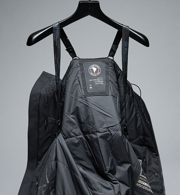 ABAHOUSE「【CAPE HORN】ANTARTICA シンサレート中綿ブルゾン / フーデッ」|ダウン|