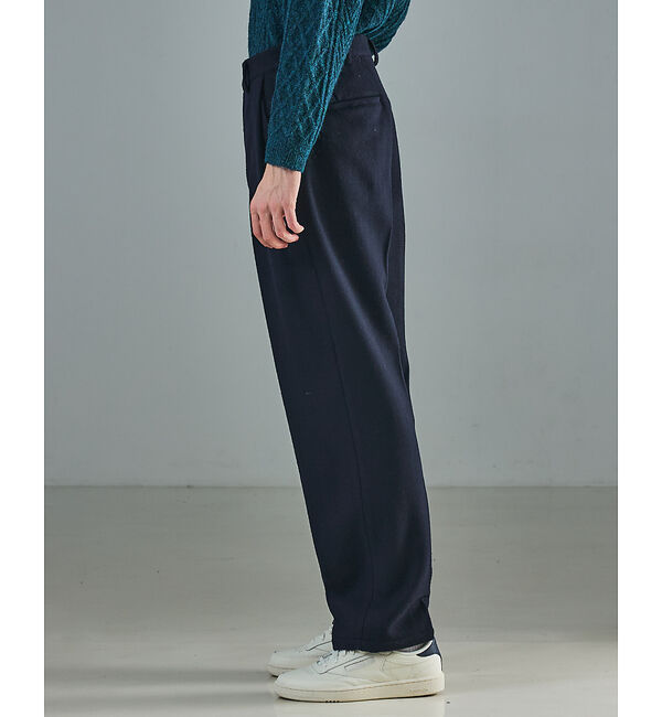 ABAHOUSE「【セットアップ対応】ウールミルド ボリュームタック ワイドスラックス」|その他|