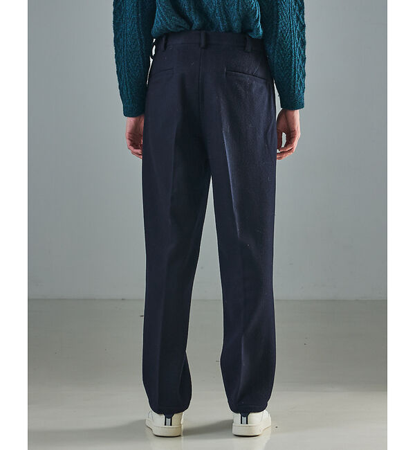 ABAHOUSE「【セットアップ対応】ウールミルド ボリュームタック ワイドスラックス」|その他|