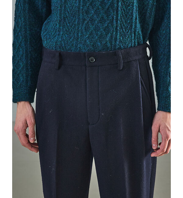 ABAHOUSE「【セットアップ対応】ウールミルド ボリュームタック ワイドスラックス」|その他|