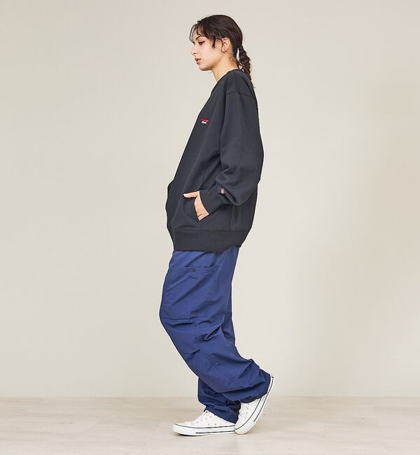 ABAHOUSE「【NANGA /ナンガ】ミニロゴ刺繍スウェット/ユニセックス」|スウェット・ジャージ|