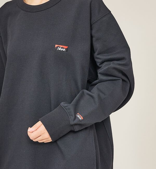 ABAHOUSE「【NANGA /ナンガ】ミニロゴ刺繍スウェット/ユニセックス」|スウェット・ジャージ|