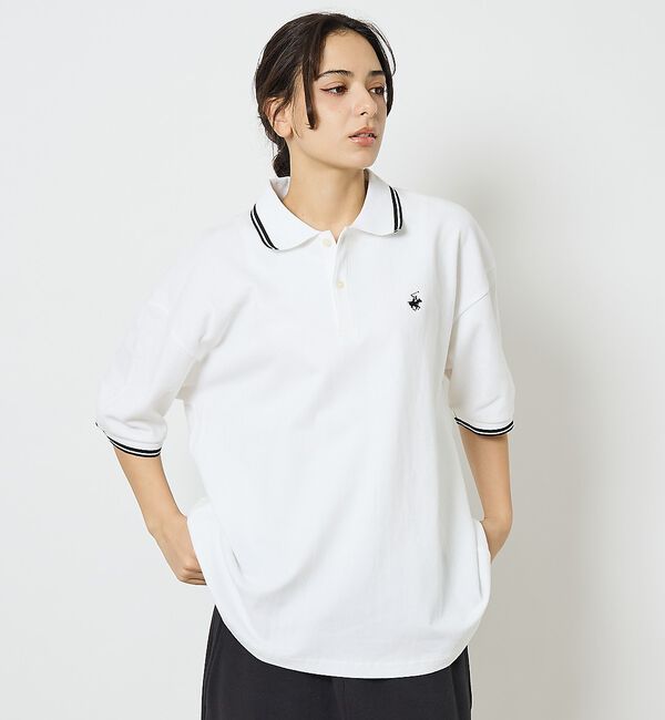 ABAHOUSE「【BEVERLY HILLS POLO CLUB/ビバリーヒルズポロクラブ】ブラ」|ポロシャツ|オフホワイト