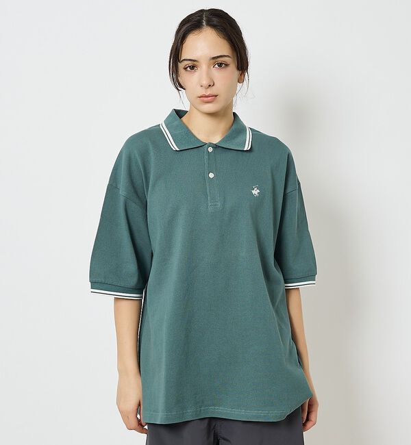 ABAHOUSE「【BEVERLY HILLS POLO CLUB/ビバリーヒルズポロクラブ】ブラ」|ポロシャツ|グリーン