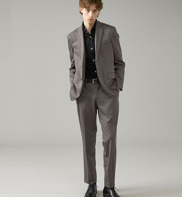 ABAHOUSE「【セットアップ対応】チェック柄 ライトポンチ ジャケット / FLEX JACK」|テーラードジャケット|