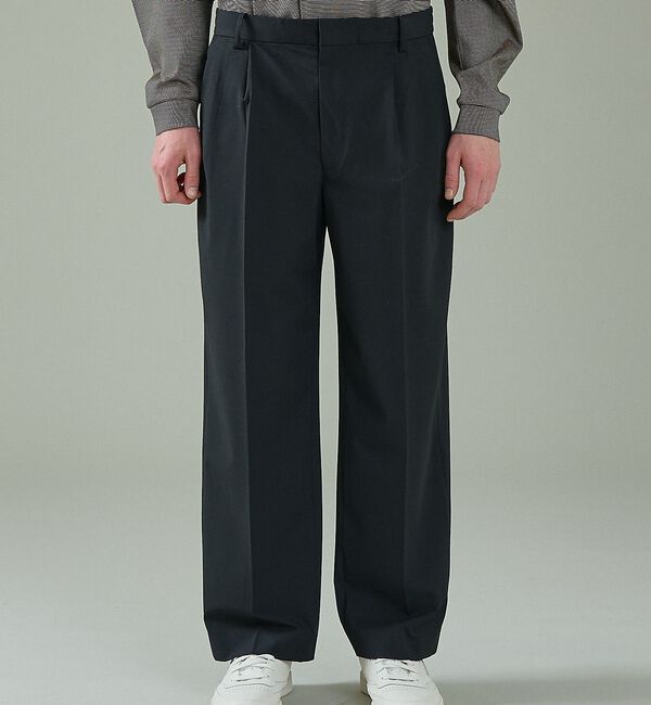 ABAHOUSE「トロストレッチ 2タック イージーワイドスラックス / ワイドパンツ」|その他|