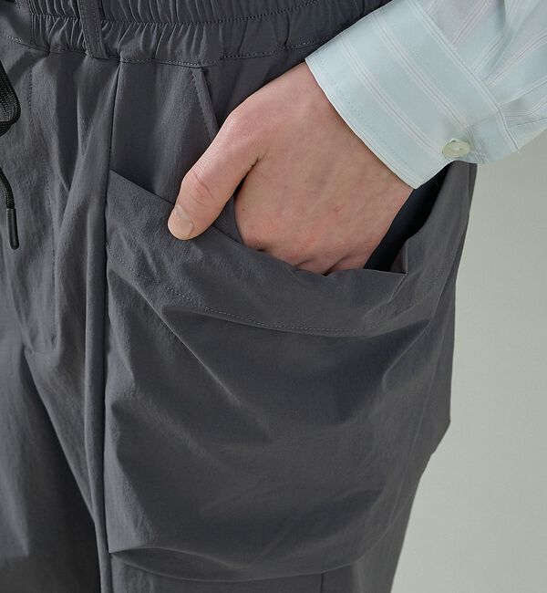 ABAHOUSE「【CORDURA】TUCK＆DARTS コーデュラナイロン パラシュートパンツ」|その他|