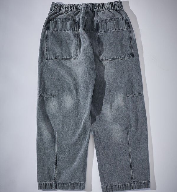 ABAHOUSE「DARTS DENIM カーブワイドデニム / ヴィンテージライク」|デニム|