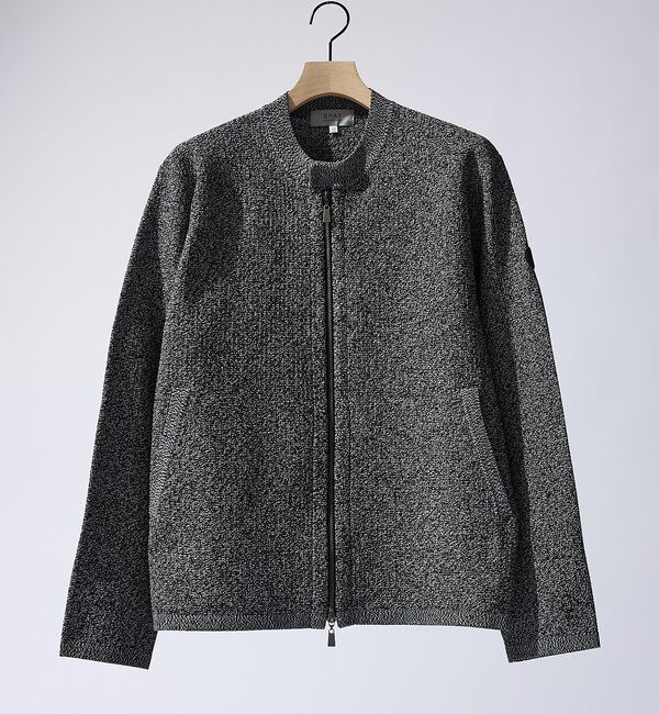 ABAHOUSE「ハイゲージニット ライダース」|ライダースジャケット|