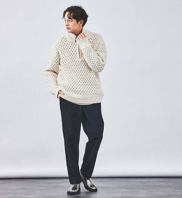 alfredoBANNISTER「センター ジップ パターン レザーシューズ」|その他|