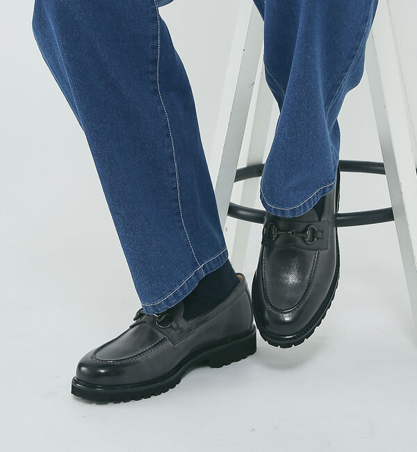 alfredoBANNISTER「【WEB限定】 軽量ソール使用 ビット ローファー/モカシン」|ローファー|