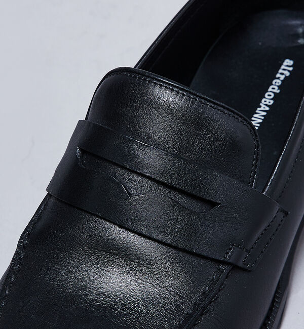 alfredoBANNISTER「グットイヤーウェルト製法 クラシック コインローファー」|ローファー|