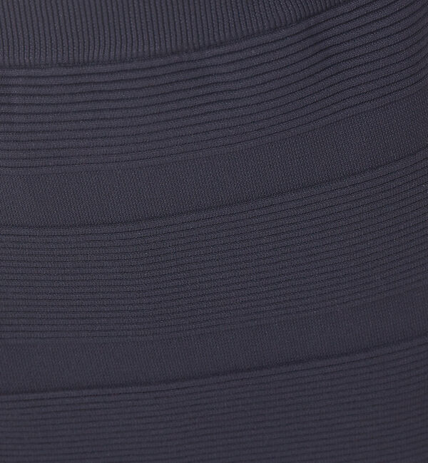 Rouge vif「変形ボーダーストレッチニットスカート」|スカート|