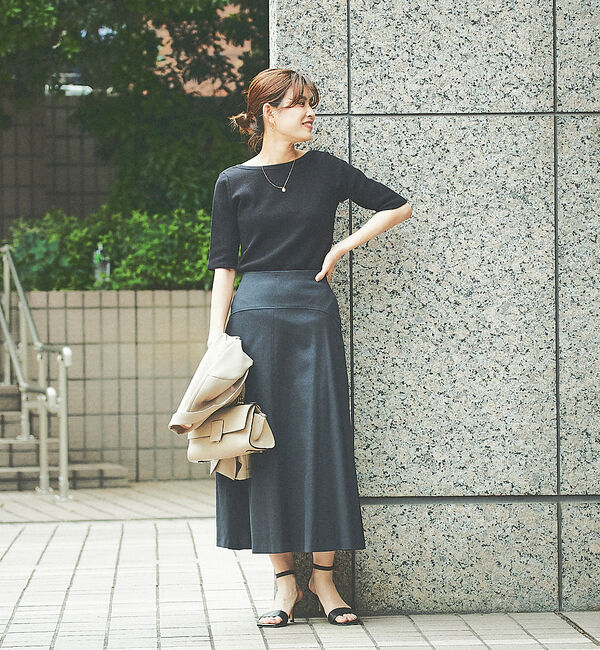 Rouge vif「【XSサイズ展開】シェルタリングフレアスカート」|スカート|