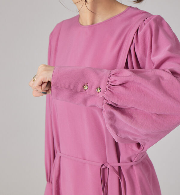 Rouge vif「パフスリーブワンピース」|ワンピース|