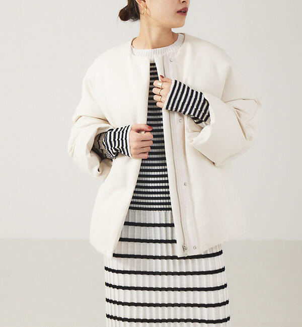 Rouge vif「ワイドリブニットワンピース」|ワンピース|