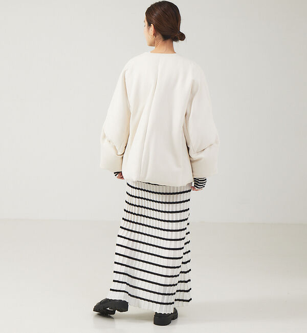 Rouge vif「ワイドリブニットワンピース」|ワンピース|