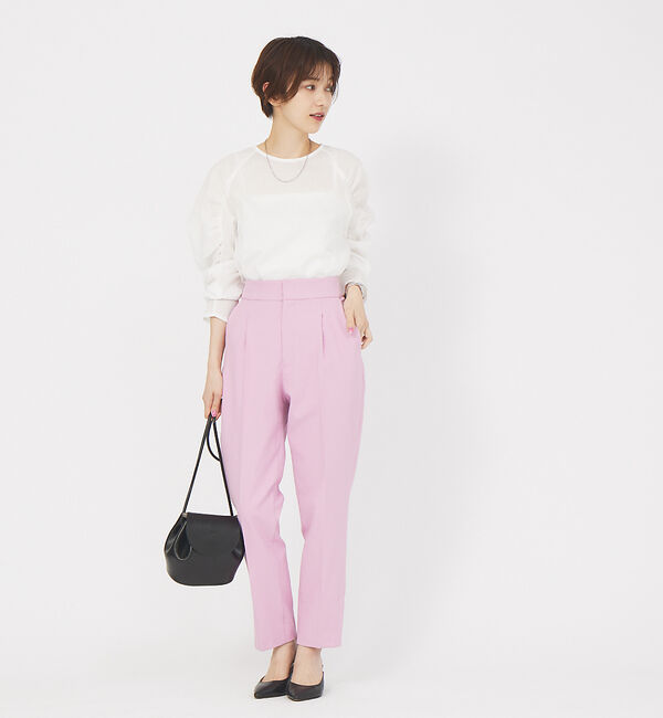 Rouge vif「スリーブギャザーブラウス」|シャツ・ブラウス|