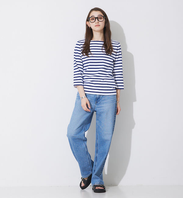 Rouge vif「【CHANTE CLAIR/シャントクレール】ボーダーロンT」|Tシャツ・カットソー|