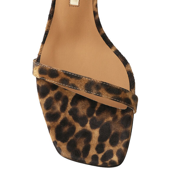 Rouge vif「【BRENTA/ブレンタ】レオパード柄ストラップサンダル」|サンダル|