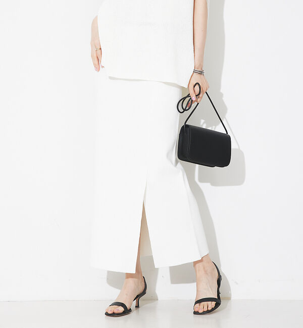 Rouge vif「【セットアップ対応】麻混ニットタイトスカート」|スカート|