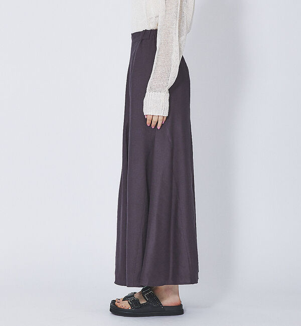 Rouge vif「レーヨンリネンフレアスカート」|スカート|