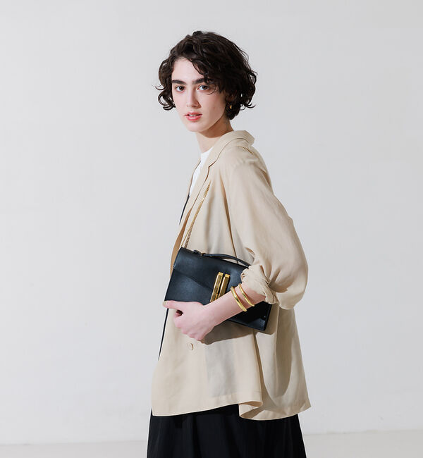 Rouge vif「ツイルエアリーシアージャケット」|テーラードジャケット|