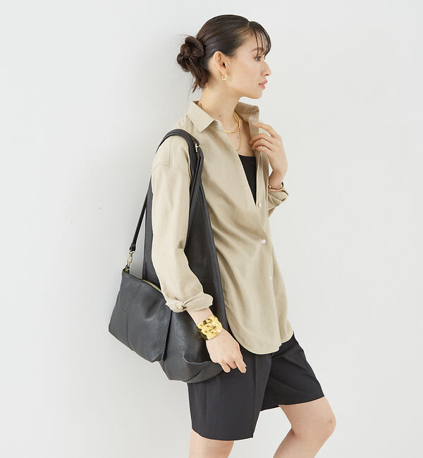 Rouge vif「綿麻レギュラー ナチュラルシャツ」|シャツ・ブラウス|