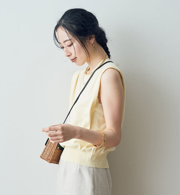 Rouge vif「ショルダータックハイゲージニットプルオーバー」|ニット・セーター|