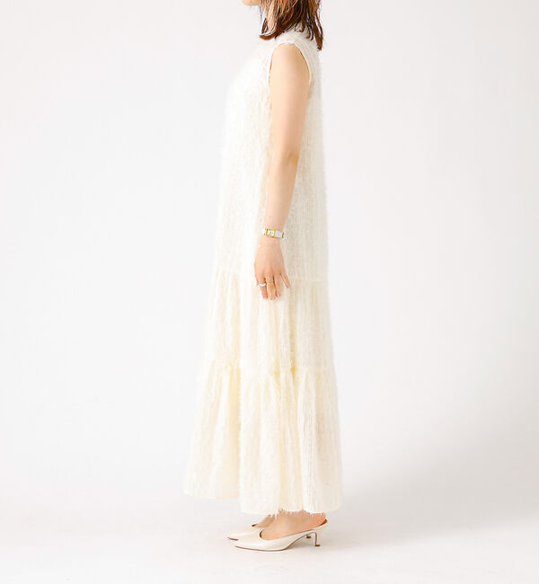 Rouge vif「フェザーノースリーブワンピース」|ワンピース|