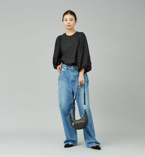 Rouge vif「【RED CARD/レッドカード】別注Dakota　ルーズストレートデニム」|デニム|