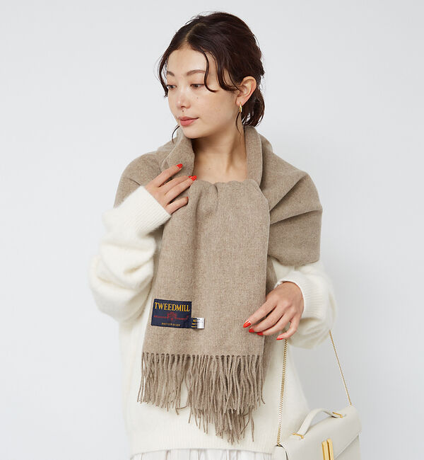 Rouge vif「【TWEEDMILL/ツイードミル】ウールストール」|マフラー|