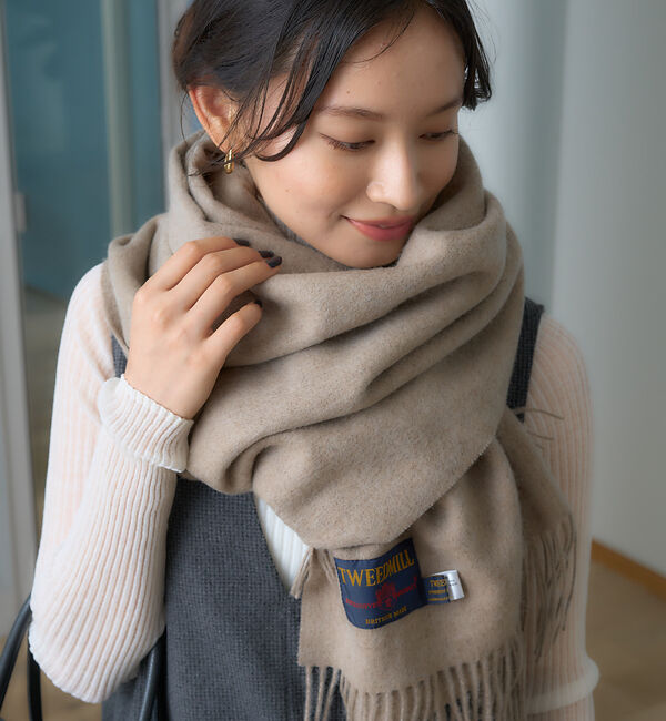 Rouge vif「【TWEEDMILL/ツイードミル】ウールストール」|マフラー|