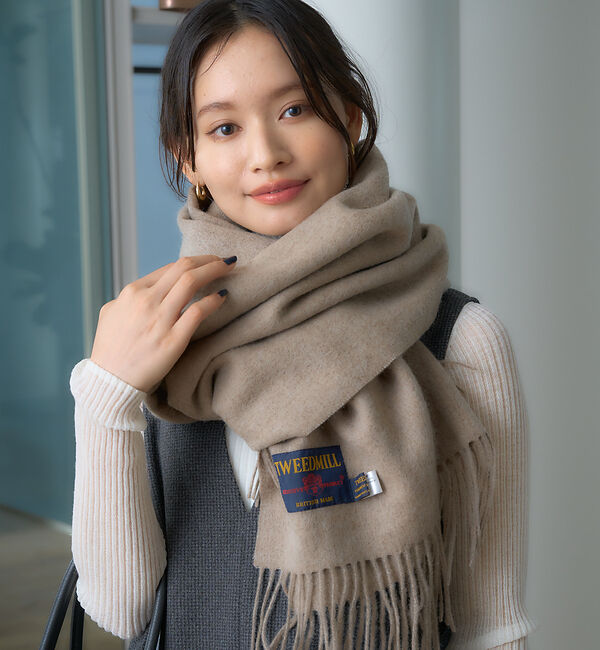 Rouge vif「【TWEEDMILL/ツイードミル】ウールストール」|マフラー|