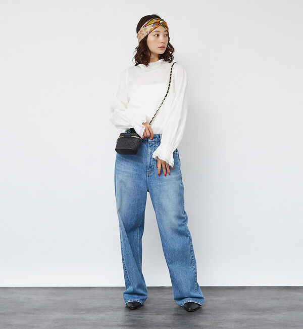 Rouge vif「レースハイネックブラウス」|シャツ・ブラウス|